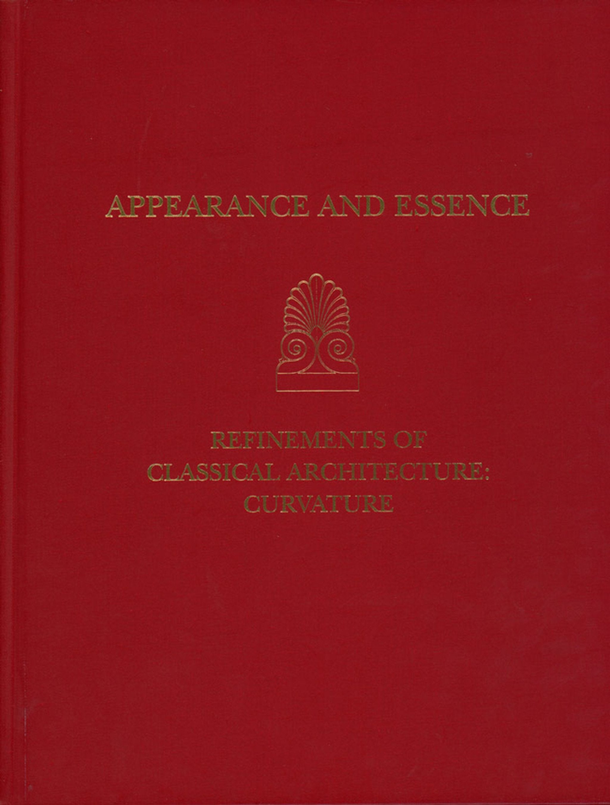 Cover image for Appearance and Essence ISBN 9780924171765